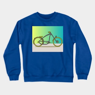 Retro Vintage Bicycle Biker Lover Crewneck Sweatshirt